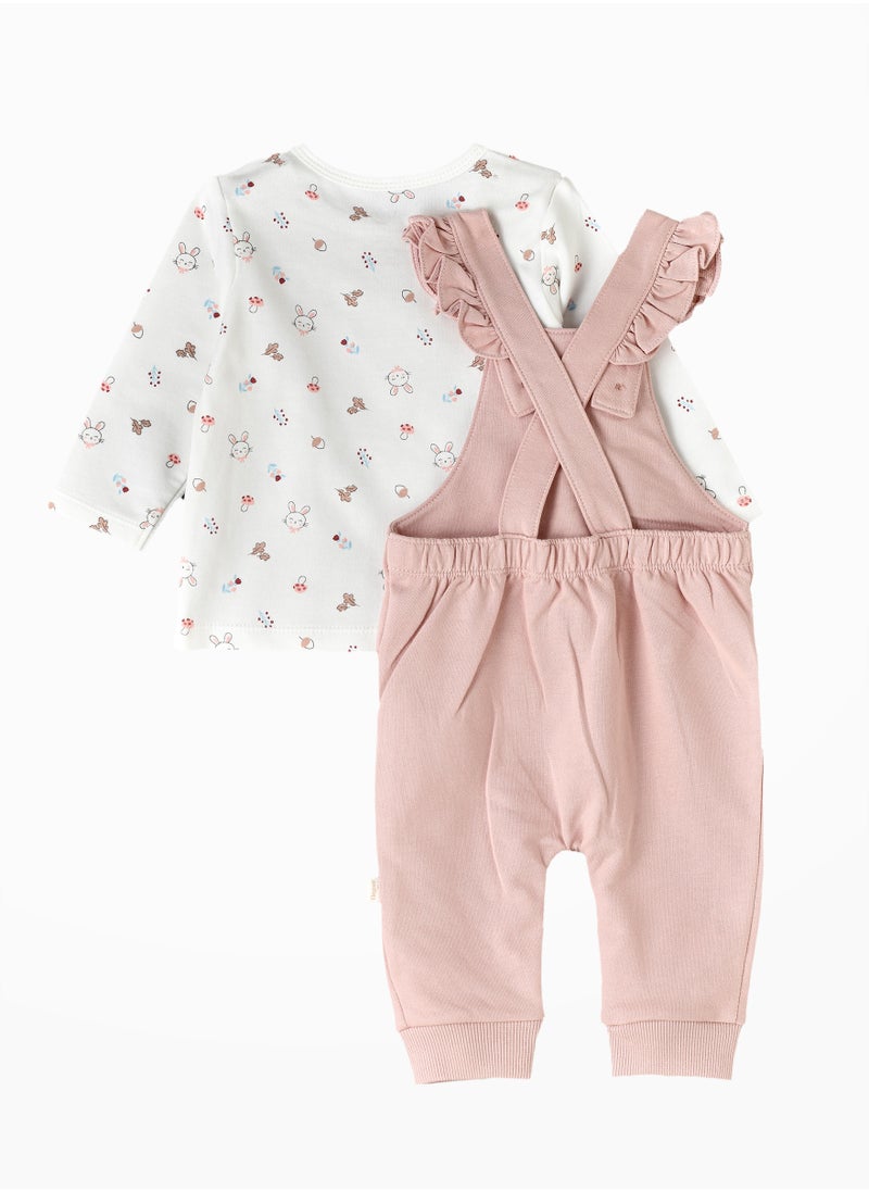 Baby Girl Pink Overalls and Printed Long-Sleeve Shirt Set - pzsku/Z9C8F2CE4D253DDF079C1Z/45/_/1729083348/1fc8bba7-ced7-43d3-b65f-b2d12ae95d7d