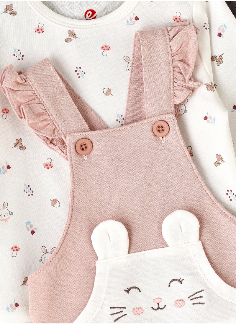 Baby Girl Pink Overalls and Printed Long-Sleeve Shirt Set - pzsku/Z9C8F2CE4D253DDF079C1Z/45/_/1729083366/2b381862-cbd0-4ce2-af95-e13f314494a5