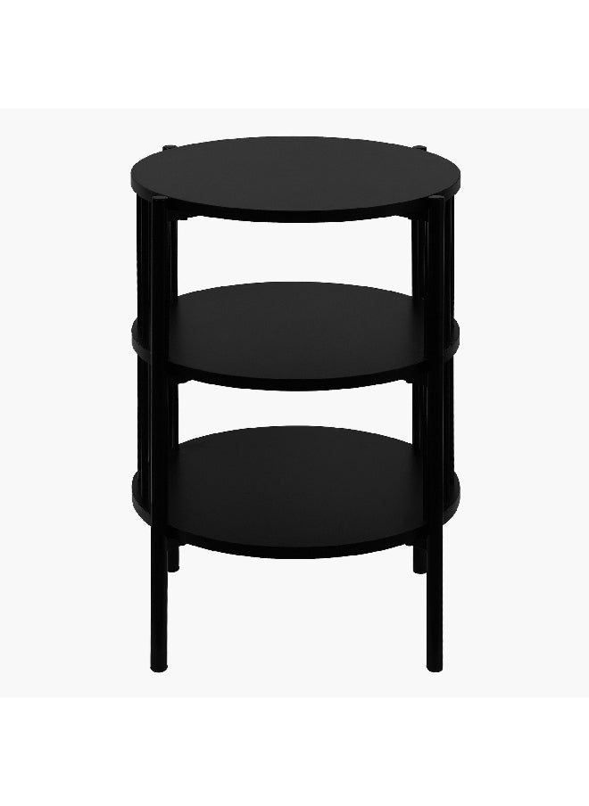 Home Box Havok End Table with Two-Tier Shelf 40 x 60 x 40 cm  - Image 4