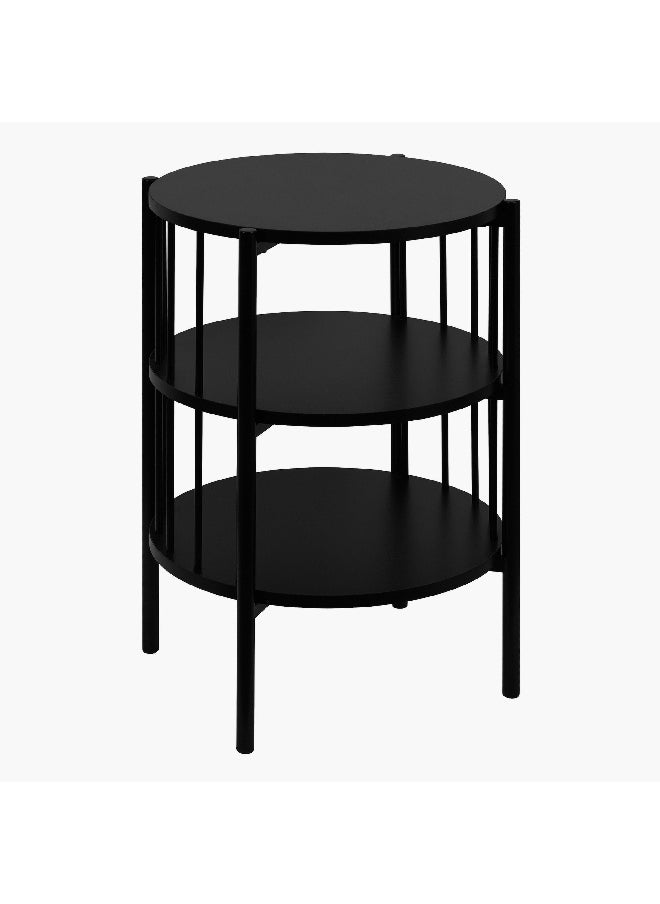 Home Box Havok End Table with Two-Tier Shelf 40 x 60 x 40 cm  - Image 1