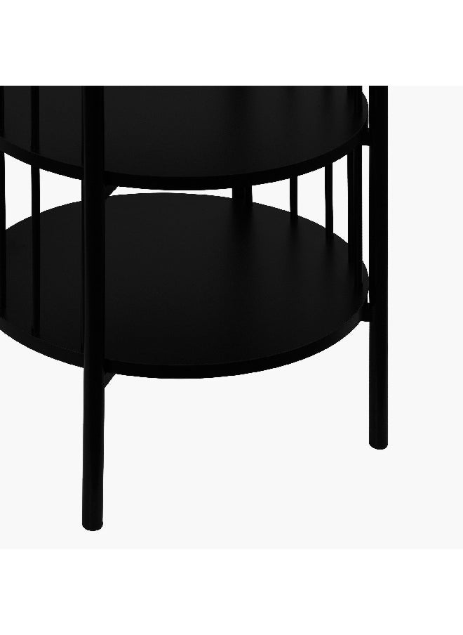 Home Box Havok End Table with Two-Tier Shelf 40 x 60 x 40 cm  - Image 3