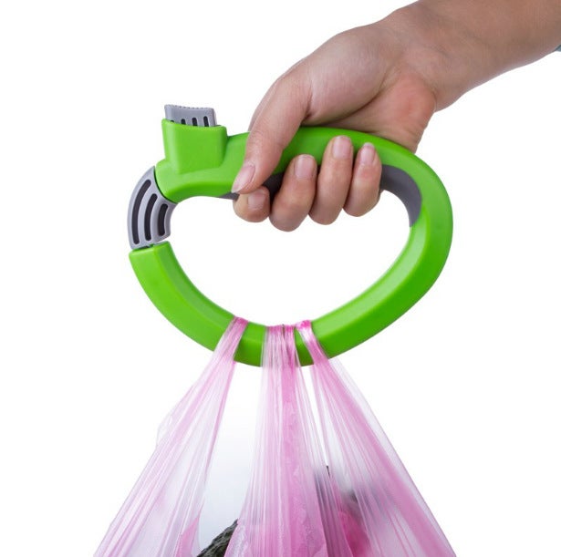 Super Large load open-and-close shopping handle super cool ergonomic labor-saving handle labor-saving vegetable handle Blue 