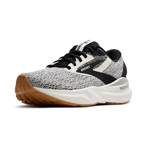 Brooks Women’s Adrenaline GTS 24 Supportive Running Shoe - Coconut/Black/Biscuit - 6 Medium - Image 1