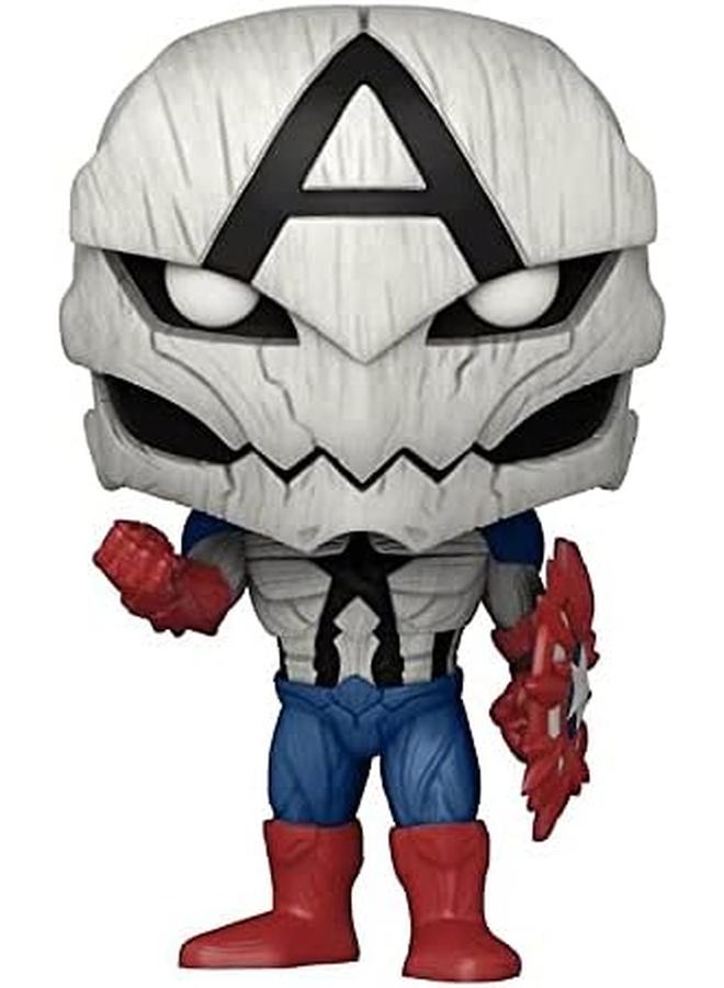 Funko Pop! Marvel Venom Poison Captain America Special Edition Exclusive  - Image 3