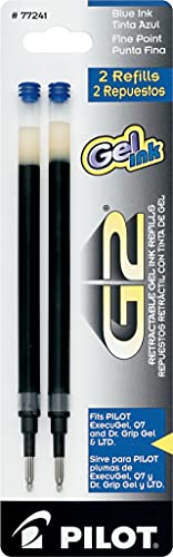 PILOT بايلوت، إعادة تعبئة حبر جل G2، نقطة رفيعة 0.7 مم، أزرق، عبوة من 2 - Image 3