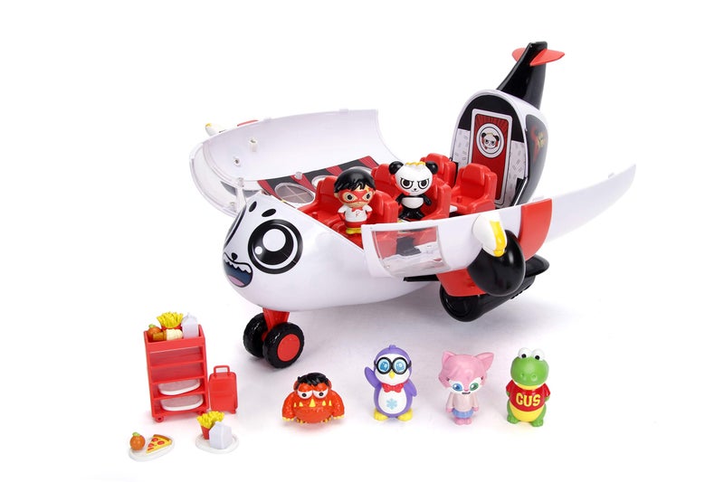 Jada Toys Ryan's World Combo Panda Airlines Playset, White, Large - Image 2