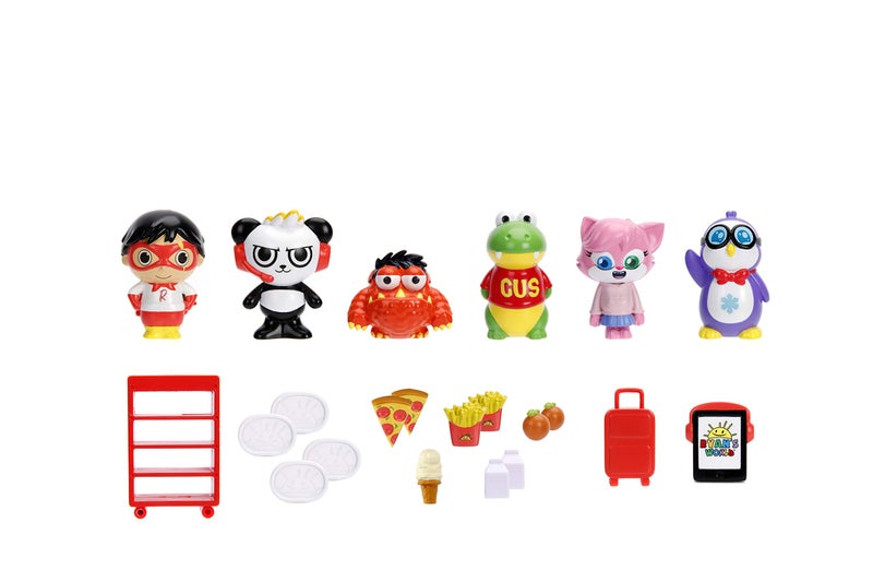 Jada Toys Ryan's World Combo Panda Airlines Playset, White, Large - Image 4