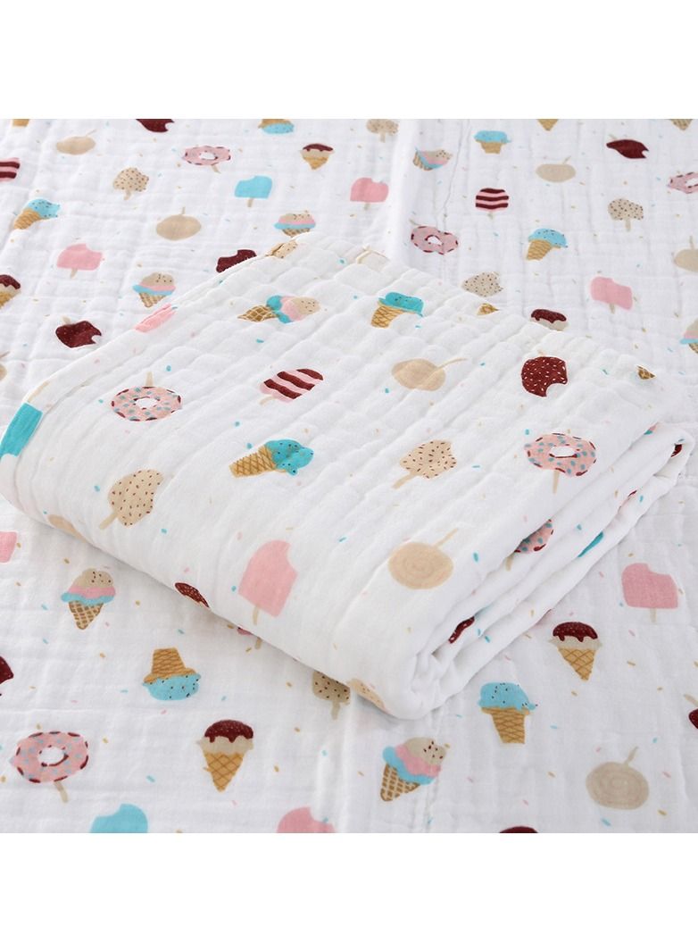 Pure Cotton Cartoon Printed Bath Towels