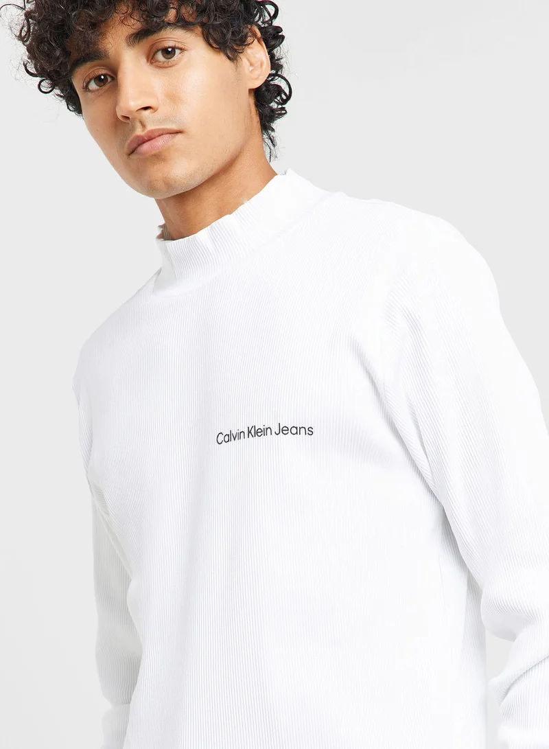 Calvin Klein Jeans Logo Crew Neck Sewatshirt