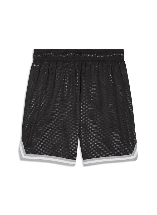 Puma PUMA Black-AOP Swish N' Ink Reversible Knitted 7" Shorts Men for Men | Best Price UAE