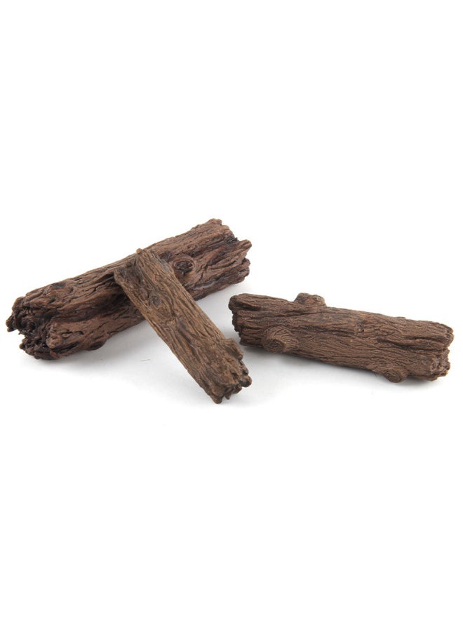 Generic - Wild Forest Dinosaur Jurassic Scene Ornaments Realistic Cave Plastic Rock Tree Stump Scene Ornaments-Color:Q79A Large Stump 75.6g - Image 1