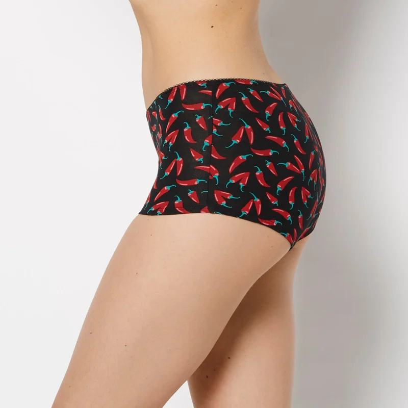 لا سينزا La Senza Boyshort Cotton Panty and Picot Trim