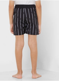 HUGO Kids Stripe Swim Shorts  - Image 3