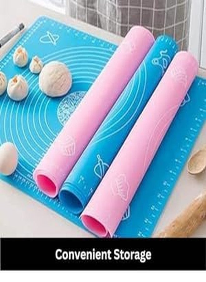 Drake Silicon Fondant Rolling Mat or Silicone Baking Sheet Large with Measurements Stretchable for Kitchen Roti Chapati Cake Pad Cooking Dough Atta Kneading - Image 4