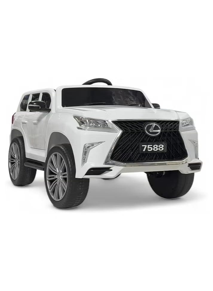 ليكسوس 570 سيارة كهربائية لكزس LX570 مزودة بأربعة محركات وبطارية 12 فولت مع جهاز تحكم عن بعد ومؤثرات صوتية وبصرية - Image 2