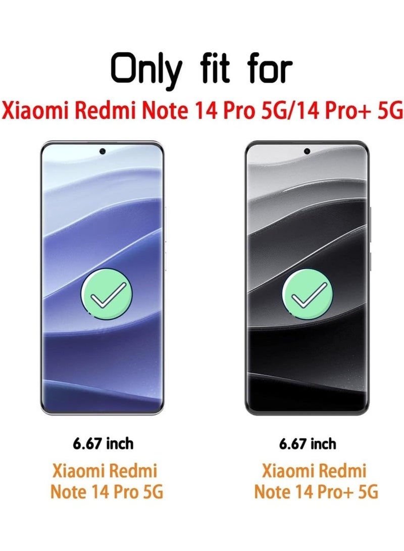 ELTRAZONE Xiaomi Redmi Note 14 Pro+ 5G Screen Protector – 2-Pack 9H Hardness Full HD Tempered Glass for 6.67-Inch Display – Ultra-Clear, Anti-Scratch, Shatter Resistant, Bubble-Free Installation, Case Friendly, Smooth Touch, Oleophobic Coating for Fingerprint Protection - Image 2
