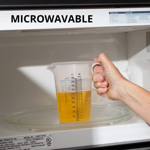 Turnah 16oz, 1 Pint (2 cup) Measure Pitcher - Convenient Conversion Chart – Multi Purpose Food Grade Great for Cooking, Hobbies, Shop Oil, Fluids, Pool Spa and Lawn with High Chemical Resistance by Turnah - Image 3