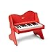 ZIPPY Kids Piano Keyboard 25 Keys Digital Piano for Kids Touch Sensitive Control Panel Volume Adjustable Mini Music Educational Instrument Toy Wood Toy for Toddlers Girls Boys Red - Image 2