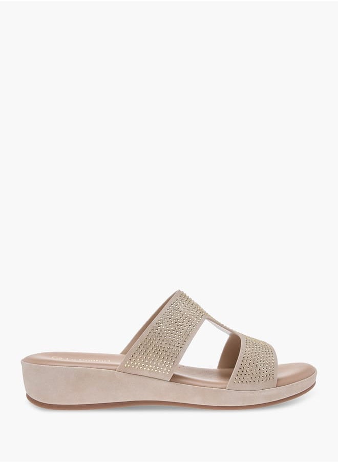 Le Confort Women Embellished Slip-On Sandals  - Image 3