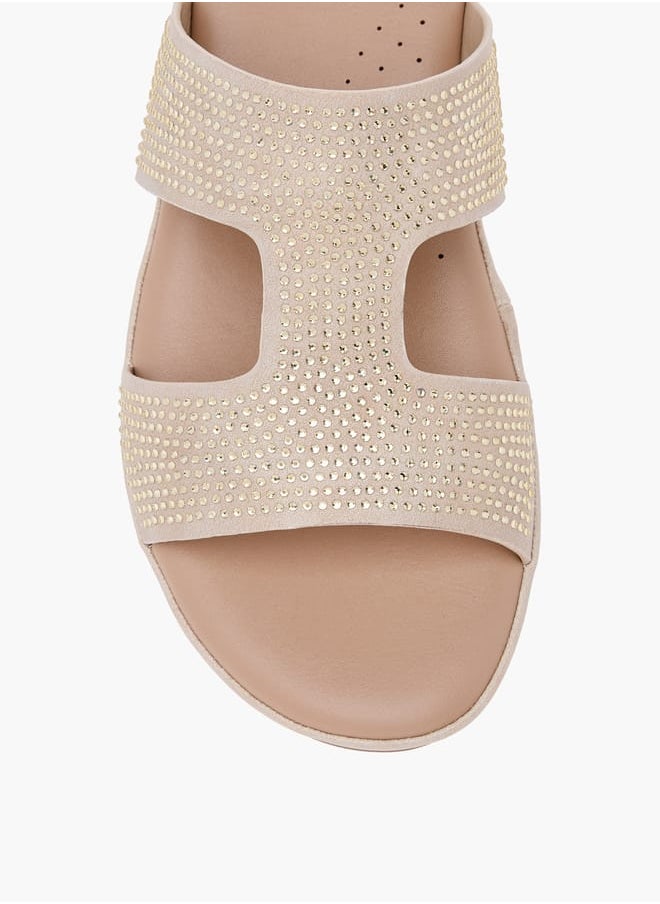 Le Confort Women Embellished Slip-On Sandals  - Image 4