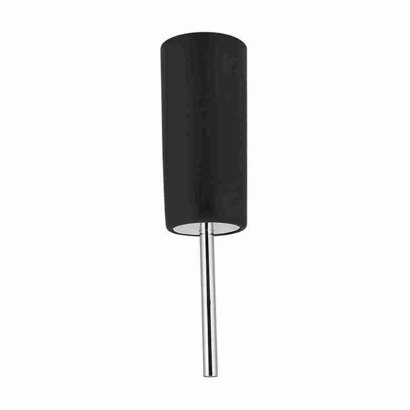 Stainless Steel Bathroom Cleaning Toilet Brushes Holder Sets Home Hotel Black - Image 1