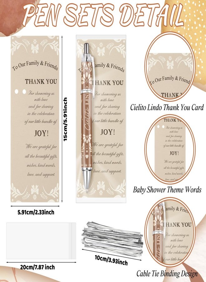 YooNotee 50 Sets Cielito Lindo Thank You Gifts Sets for Guests Celebrating with Us Gift Cielito Lindo Baby Shower Party Favors Decorations for Talavera Wedding Bridal Gender Reveal - Image 2