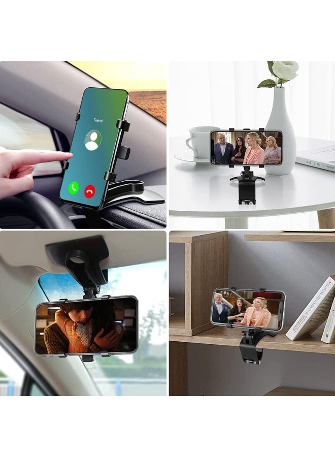 UShop U-Shop Car Phone Holder ✔ Mounts to the dashboard - 3-in-1 multi-functional car clip-on mobile phone holder suitable for smartphones - Image 5