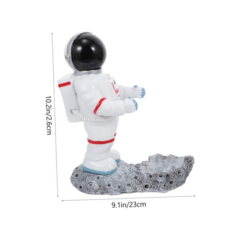 حامل النبيذ على شكل رائد فضاء مبدع، حامل عرض ديكور منزلي عصبي، هدية فريدة - Image 3