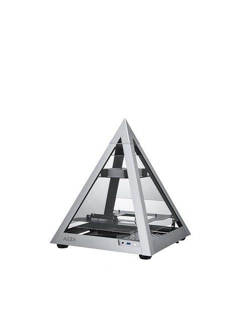 Computer Gaming Case Desktop Pyramid ATX Tower CSAZ-804 Color Grey