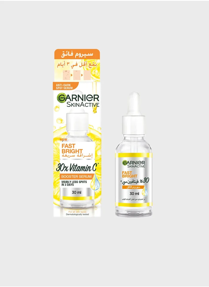 Garnier Skin Active Fast Bright 30x Vitamin C Anti Dark Spot Serum 30Ml