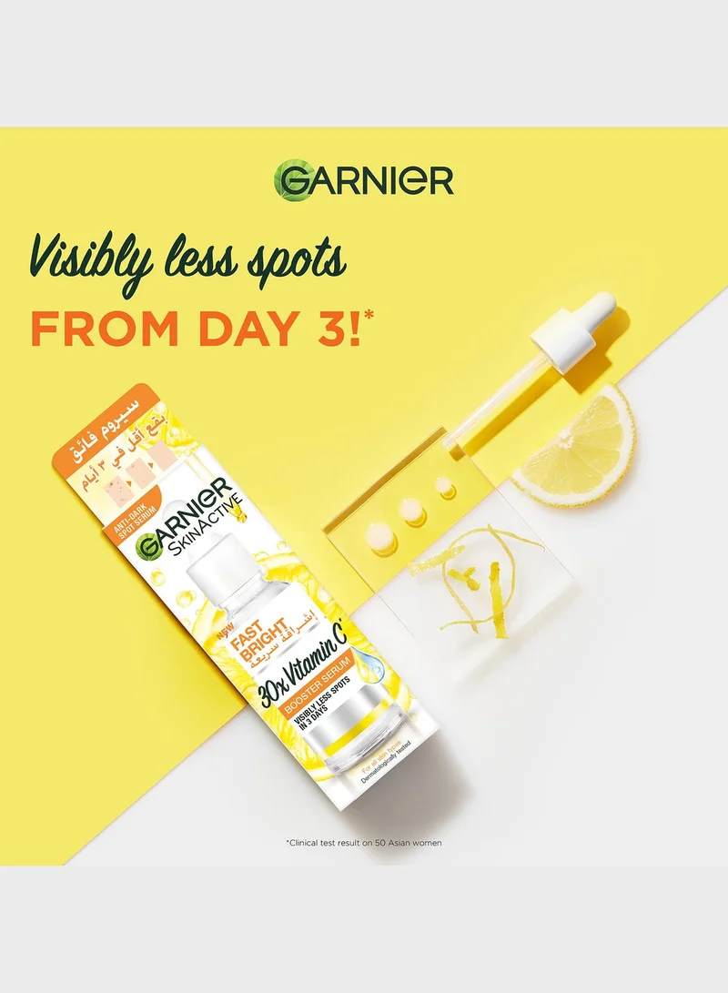 garnier Skin Active Fast Bright 30x Vitamin C Anti Dark Spot Serum 30Ml