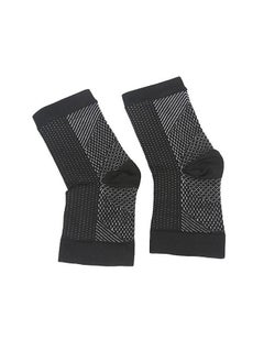 Ant 4 Pairs Plantar Fasciitis Sock, Ankle Sleeves, Sports Compression Stockings for Men and Women, Compression Foot Sleeves with Arch and Ankle Support (Black, Large)  - Image 4