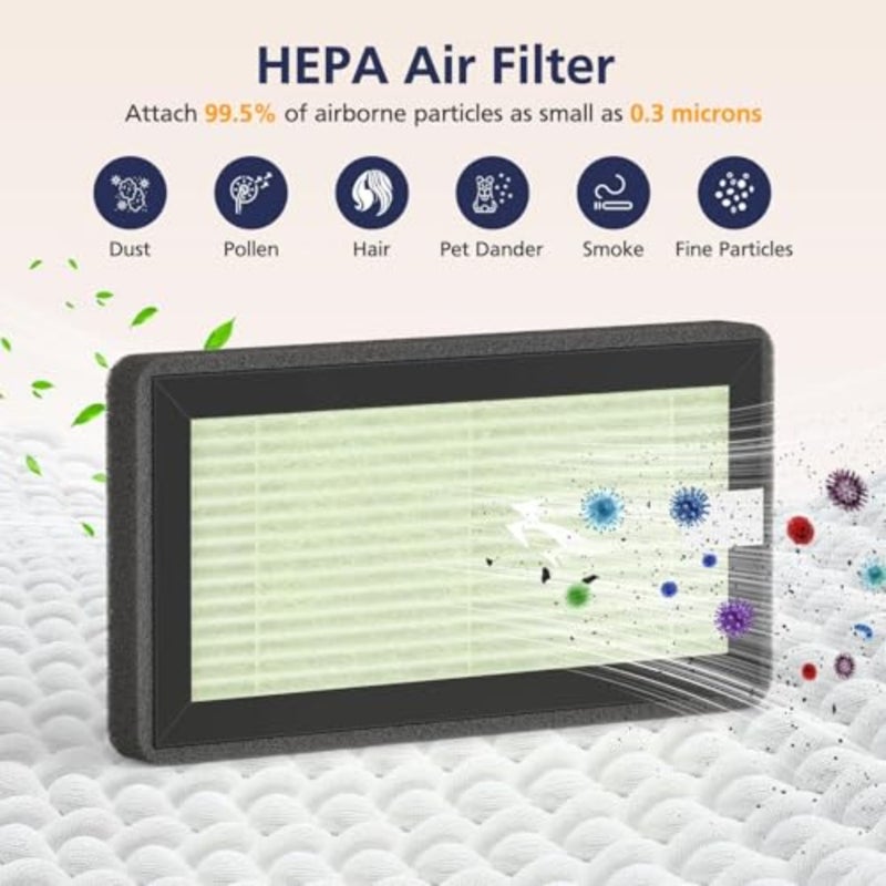 فلتر بديل HEPA لمعقم ومجفف دكتور براون: لهايات زجاجات الأطفال، ترشيح متقدم، أبيض، كفاءة 99.5، عبوتان - Image 5