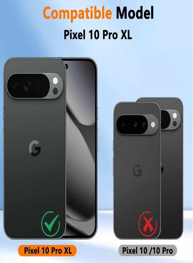 YWXTW حماية عدسة الكاميرا YWXTW لجهاز Google Pixel 10 Pro XL [ليس لجهاز 10 Pro]، قطع دقيقة من الزجاج المقسى المعدني الفاخر، غطاء كاميرا عالي الدقة مقاوم للخدوش، ملحقات باللون الأسود غير اللامع، عبوة من 2 - Image 2
