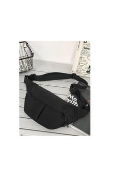 Generic Waterproof waist and crossbody bag for unisex, black color  - Image 2