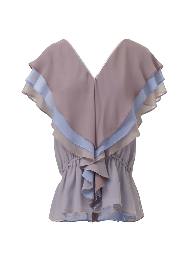 leem  Layered Ruffle Top for Women | Best Price UAE