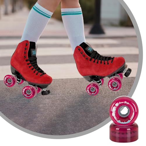 Sure-Grip Boardwalk Outdoor Roller Skates Wheels | Made with Urethane & 65mm Diameter | Suitable for Complete Replacement - Available in Multiples colors - Made in USA sold in a set of 8. - Image 3