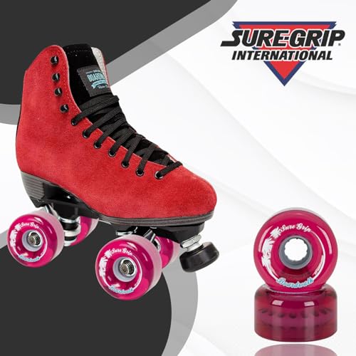 Sure-Grip Boardwalk Outdoor Roller Skates Wheels | Made with Urethane & 65mm Diameter | Suitable for Complete Replacement - Available in Multiples colors - Made in USA sold in a set of 8. - Image 2