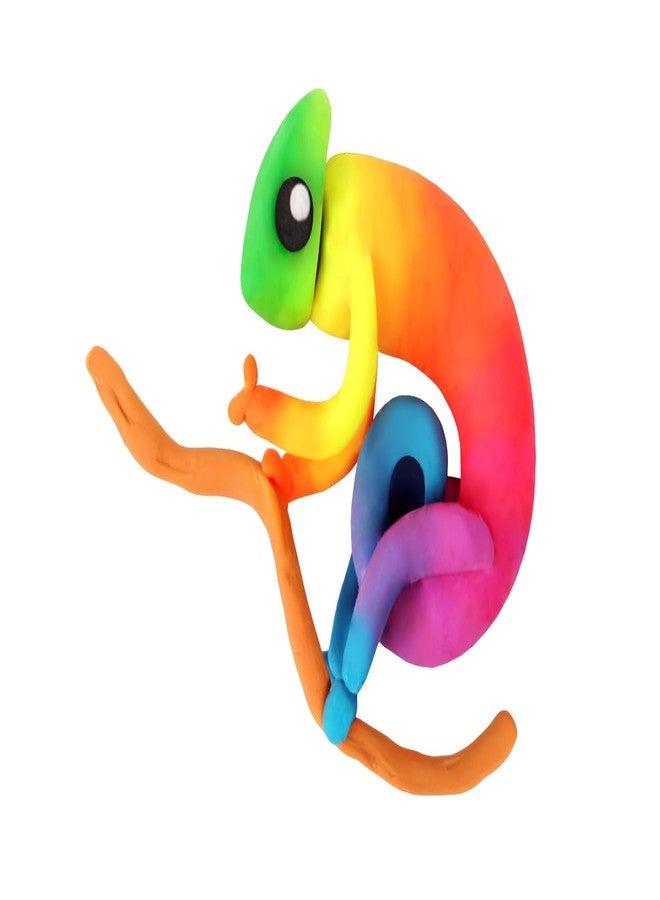 Jovi Plastilina Reusable and Non-Drying Modeling Clay; Neon Colors, 0.50 Oz. Bars, Set of 6, Perfect for Arts and Crafts Projects - Image 4