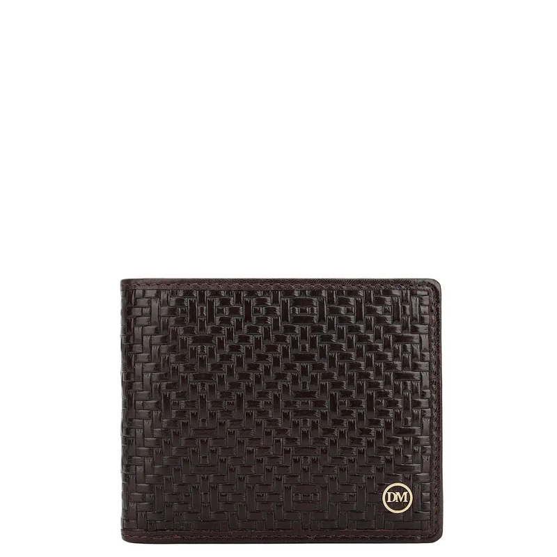 Burgundy Bifold Leather Mens Wallet