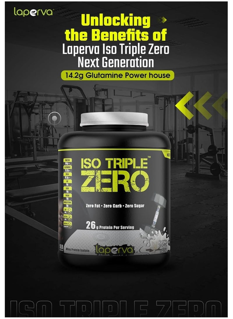 Laperva Iso Triple Zero Next Generation Whey Protein, Cappuccino, 2 LB