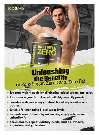 Laperva Iso Triple Zero Next Generation Whey Protein, Cappuccino, 2 LB - view 4