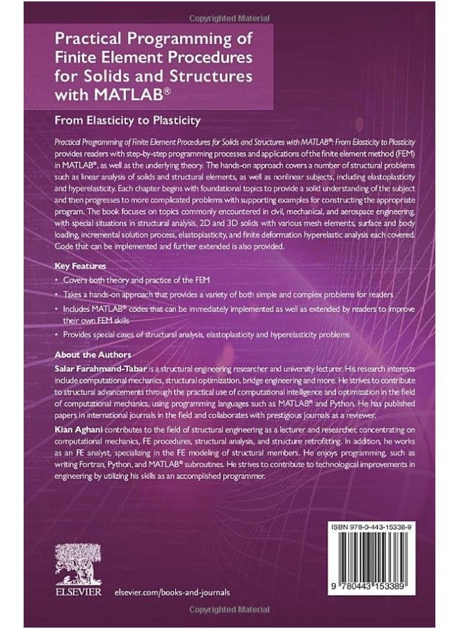 null - Practical Programming of Finite Element Procedures for Solids and Structures with MATLAB®: From Elasticity to Plasticity - Image 1