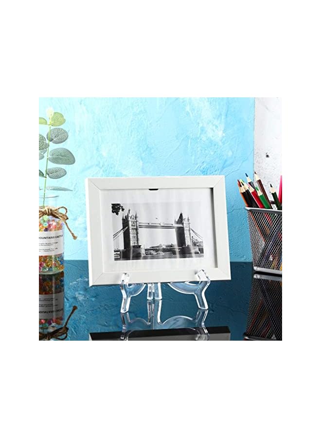 Zaboon Plastic Easels Plate Display Stands Picture Frame Stand Holder For Home Office Supplies Festival Party Decoration 5 Inch - Image 3