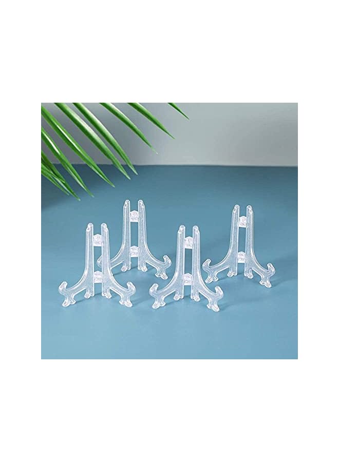 Zaboon Plastic Easels Plate Display Stands Picture Frame Stand Holder For Home Office Supplies Festival Party Decoration 5 Inch - Image 2