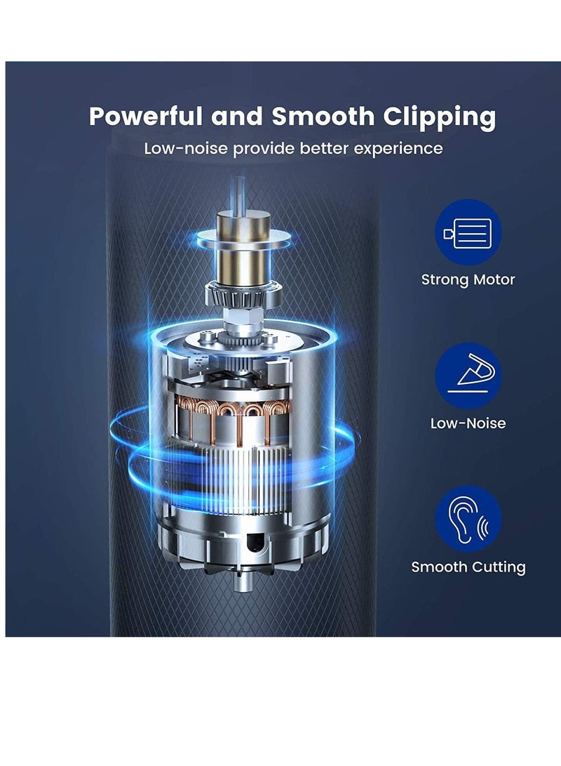 Professional Hair Clippers for Men Electric Haircut Kit Hair Trimmer Grooming Waterproof Rechargeable Close Cutting T Blade Trimmer USB Rechargeable Clippers for Hair Cutting - Image 5