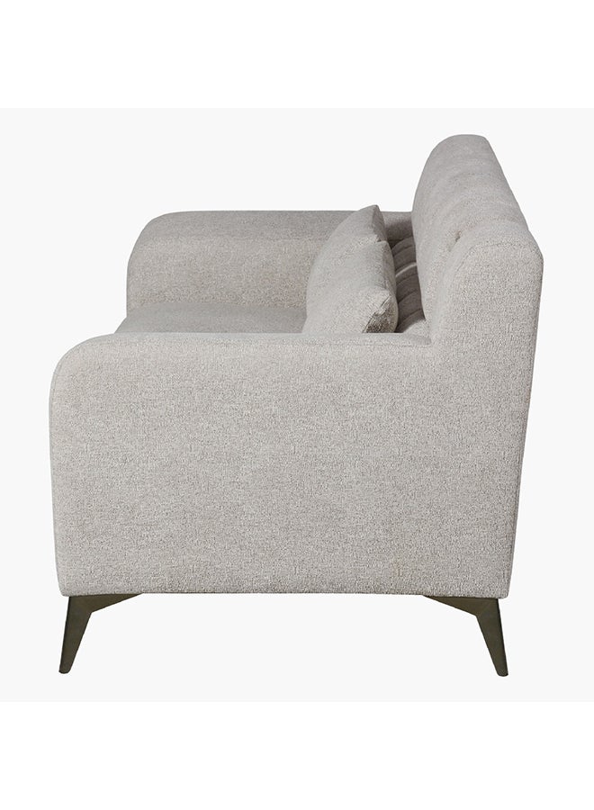 Home Box Magnum 2-Seater Fabric Sofa with 2 Cushions 158 x 81 x 89 cm - Image 3