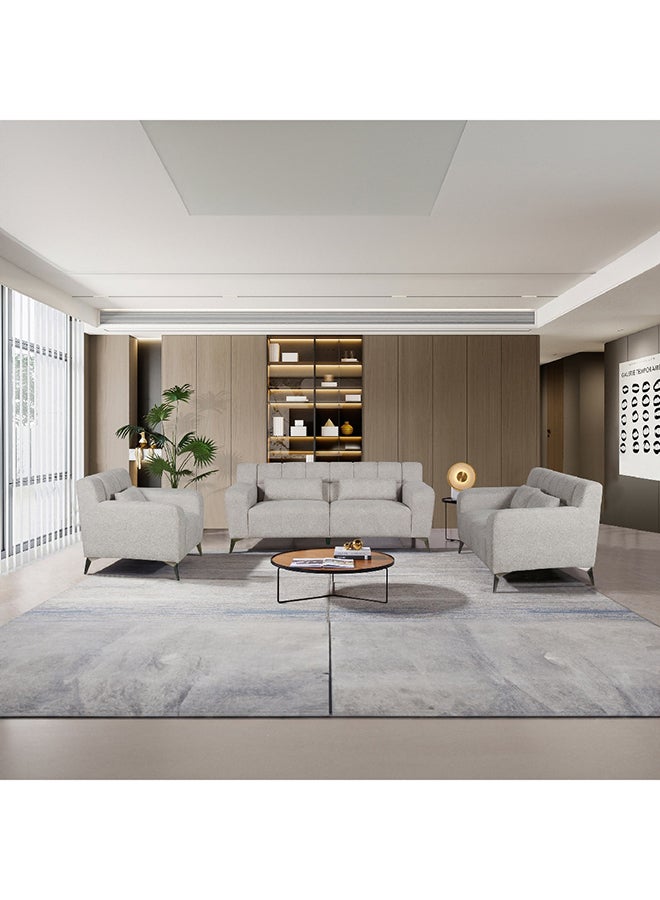 Home Box Magnum 2-Seater Fabric Sofa with 2 Cushions 158 x 81 x 89 cm - Image 5