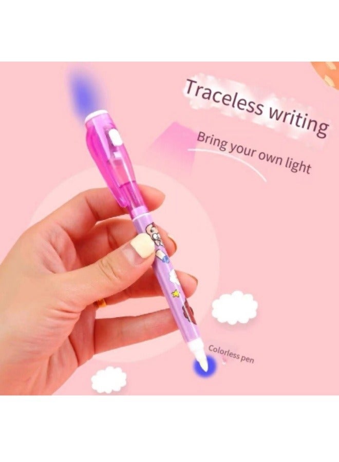 6Pcs Light-Emitting Invisible Pen Marker Pen Fun Fluorescent Pen - Image 3