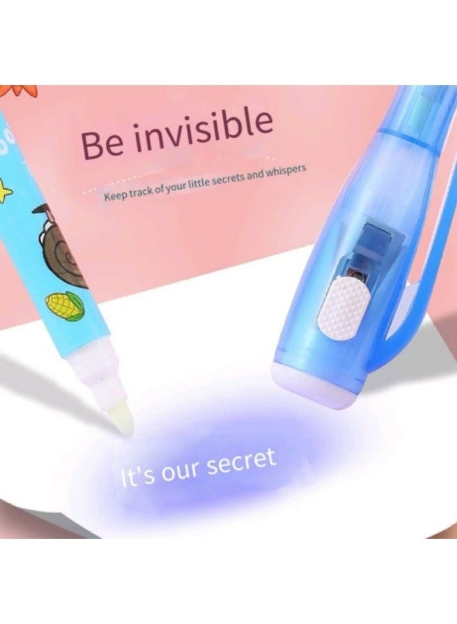 6Pcs Light-Emitting Invisible Pen Marker Pen Fun Fluorescent Pen - Image 5